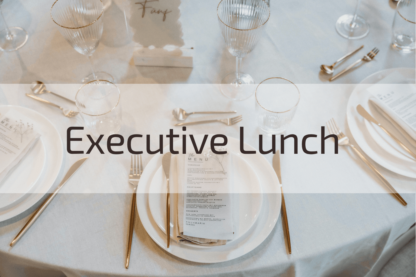 Executive Lunch im Dezember