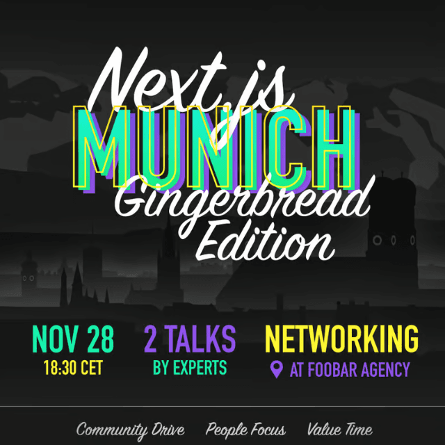 Next.js Munich Gingerbread Edition