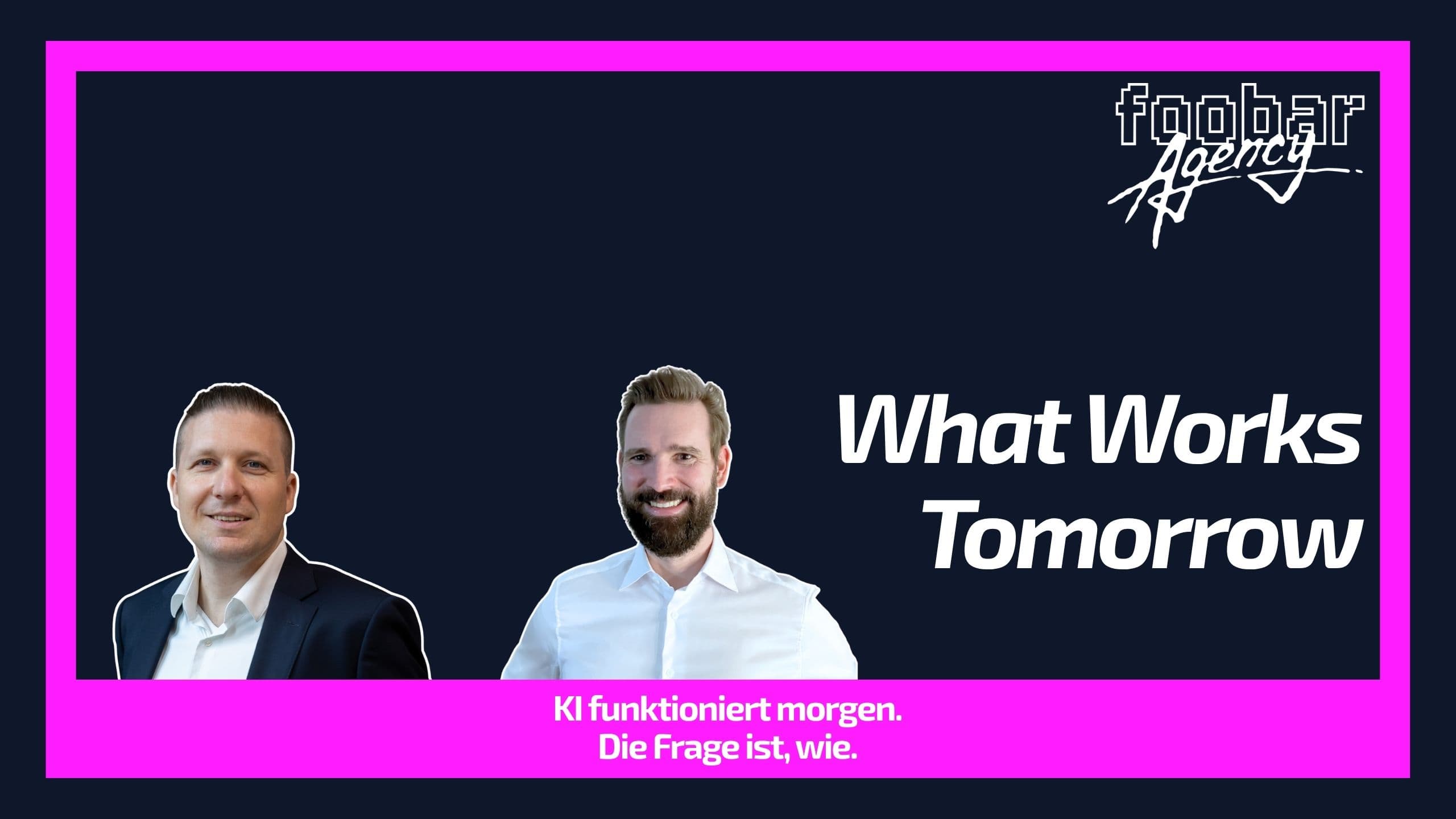 KI funktioniert morgen. Die Frage ist, wie. – Video